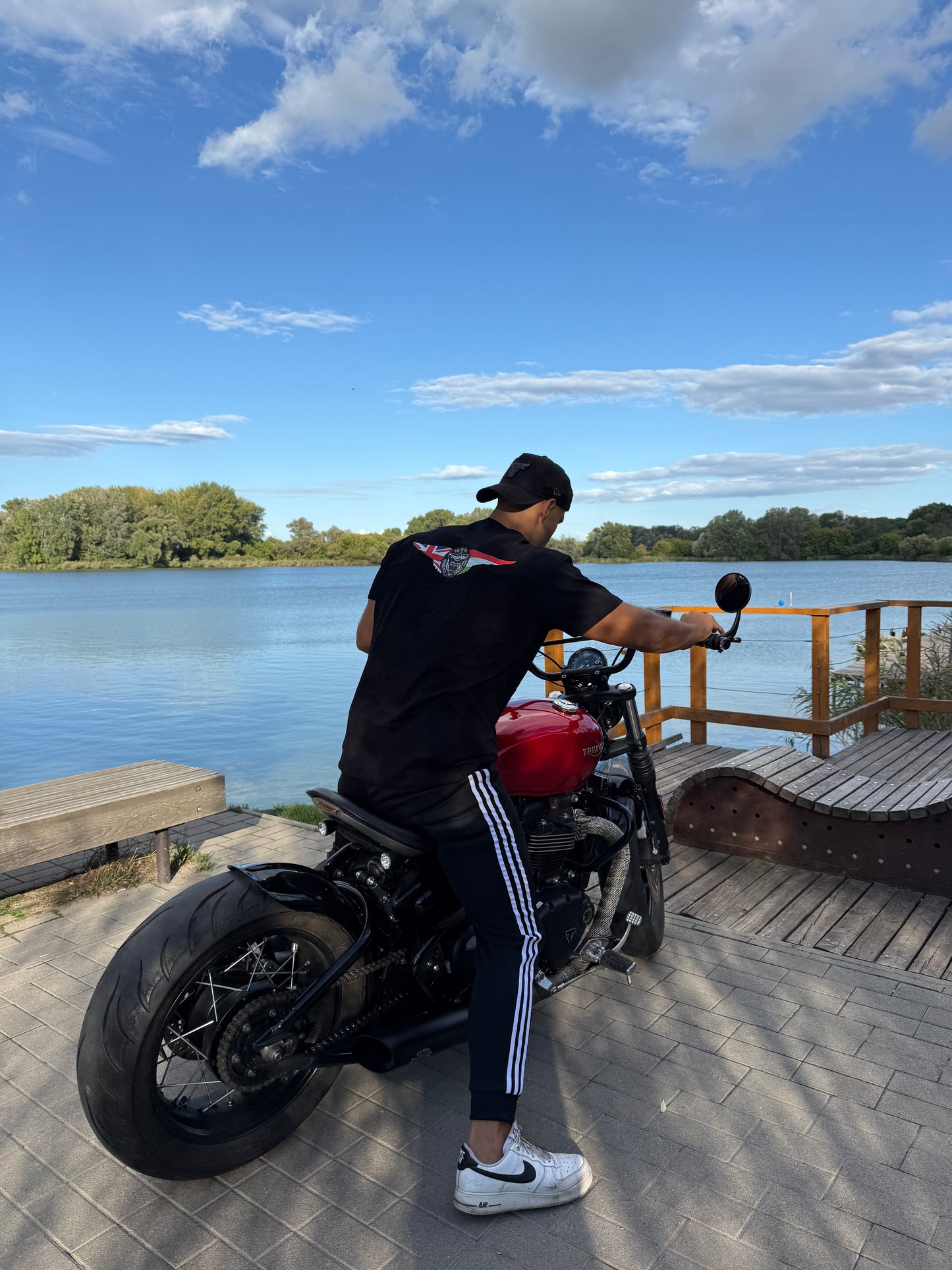 Triumph Owners Club Póló – Fekete