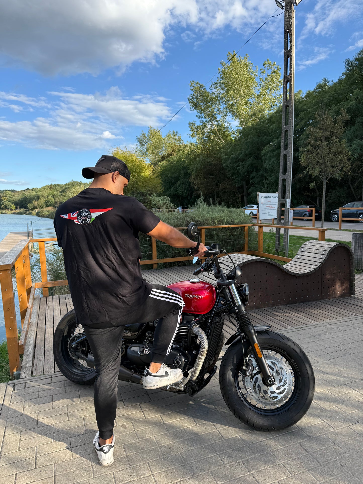 Triumph Owners Club Póló – Fekete