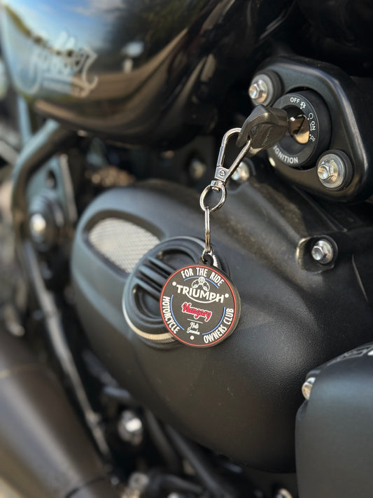 Triumph Owners Club kulcstartó