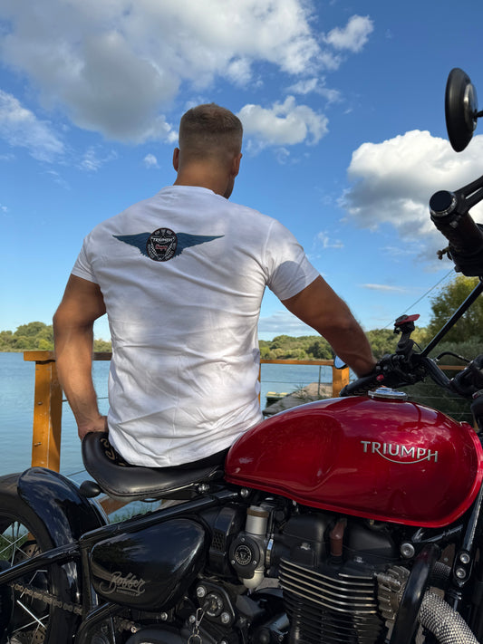 Triumph Owners Club Póló – Fehér