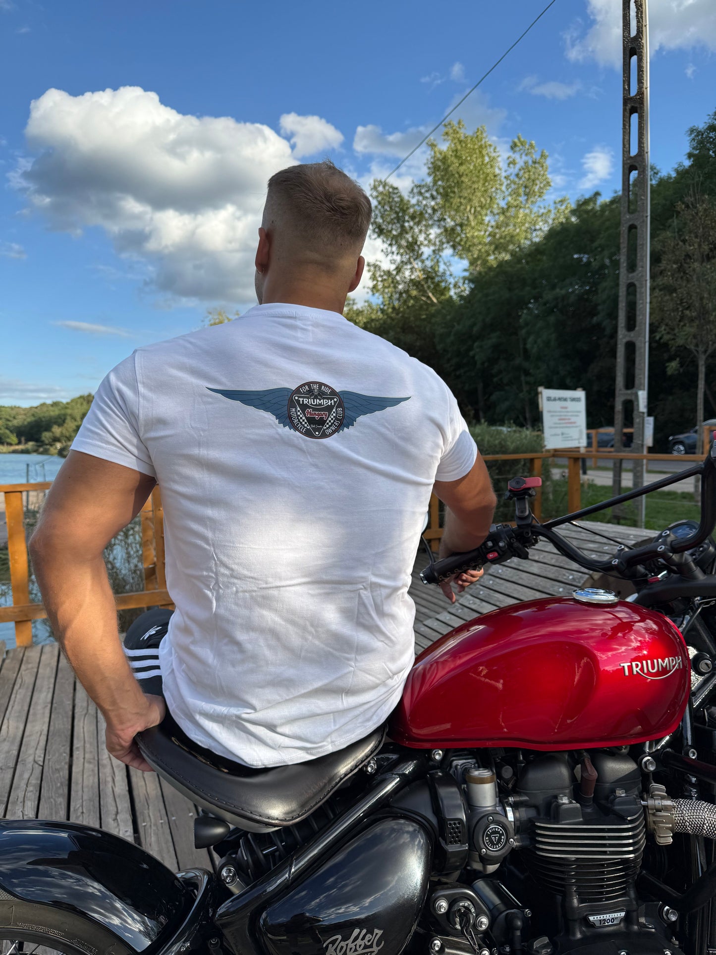 Triumph Owners Club Póló – Fehér