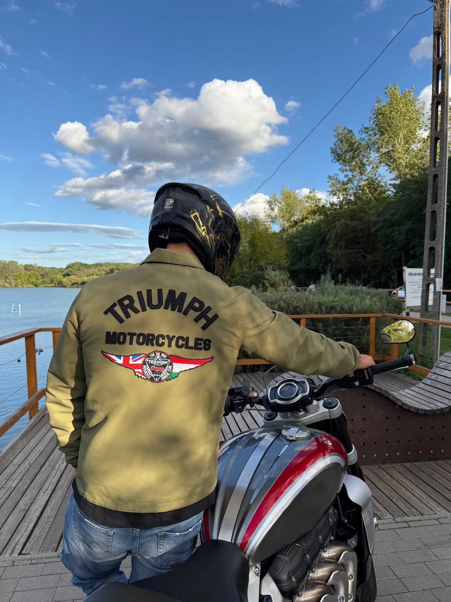 Triumph Owners Club felvarró