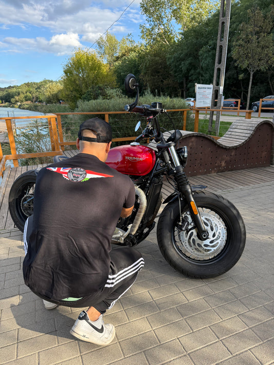 Triumph Owners Club Póló – Fekete