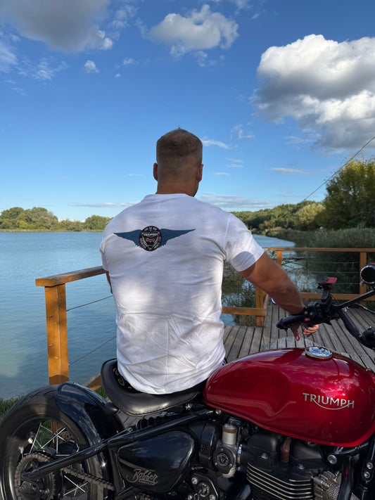 Triumph Owners Club Póló – Fehér